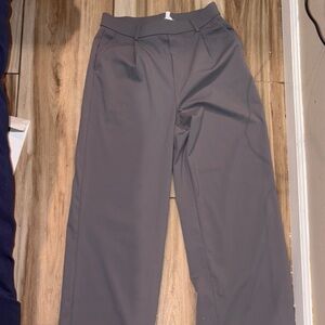 HALARA Gray Petite Trousers